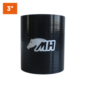 Mangote em Silicone Reto 3" Preto