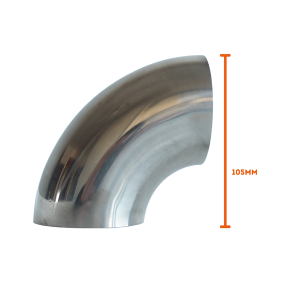 Curva Inox OD  2.3/4 polegadas - Imagem 2