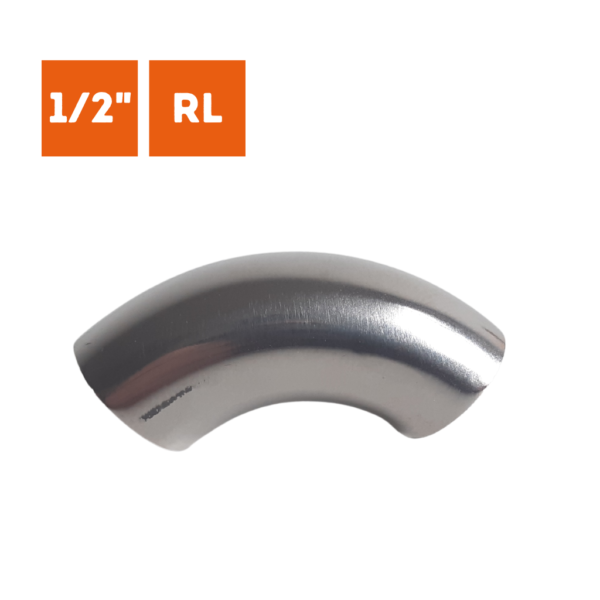 Curva Inox O.D. 1/2 polegada