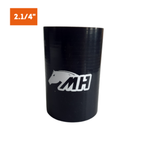 Mangote em Silicone Reto 2.1/4" Preto (57mm) x 100mm