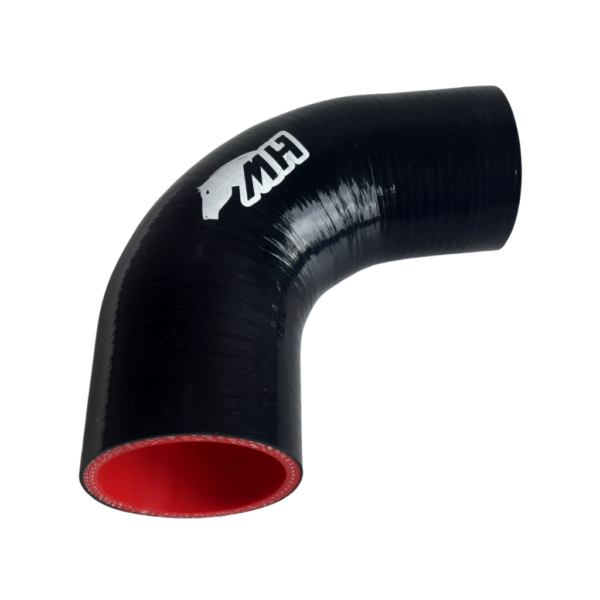 Mangote em Silicone Curva 90 graus 2.1/2" Preto (63mm) x 125mm - Imagem 2