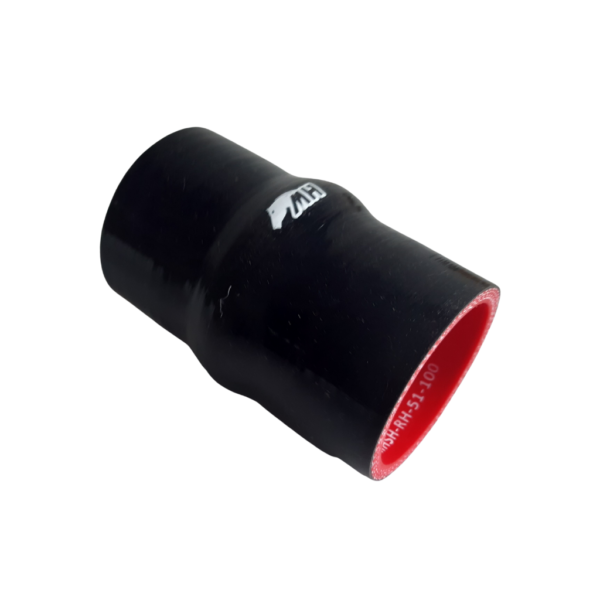 Mangote em Silicone Reto com Hump 2 " Preto (51mm) x 100mm - Imagem 2