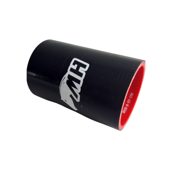 Mangote em Silicone Reto 2.1/4" Preto (57mm) x 100mm - Imagem 2