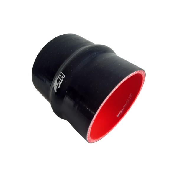 Mangote em Silicone Reto 3.1/2" Preto (89mm) x 100mm - Imagem 2