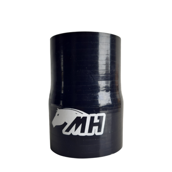 Mangote em Silicone Redutor Reto 2.1/4" para 2" Preto (57mm para 51mm) x 100mm - Imagem 2