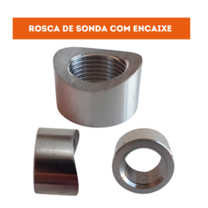 Rosca de sonda com encaixe