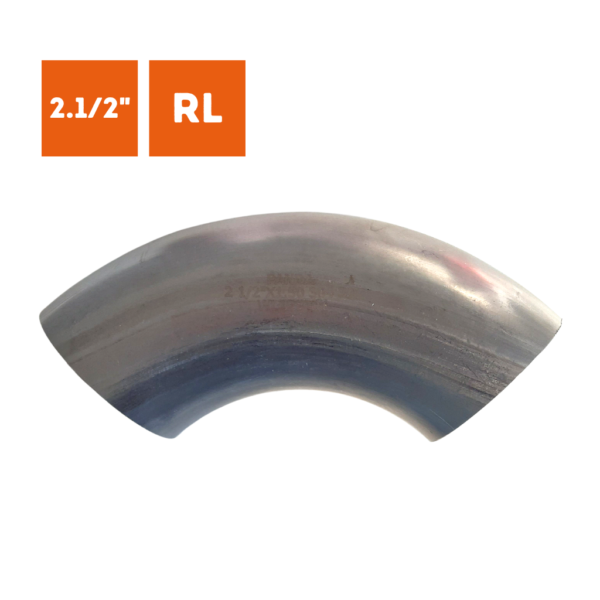 Curva Inox OD 2.1/2 Decapada