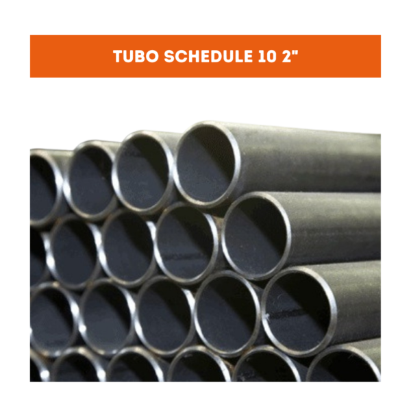 TUBO SCHEDULE 10 INOX 304L - 2"  x 1m