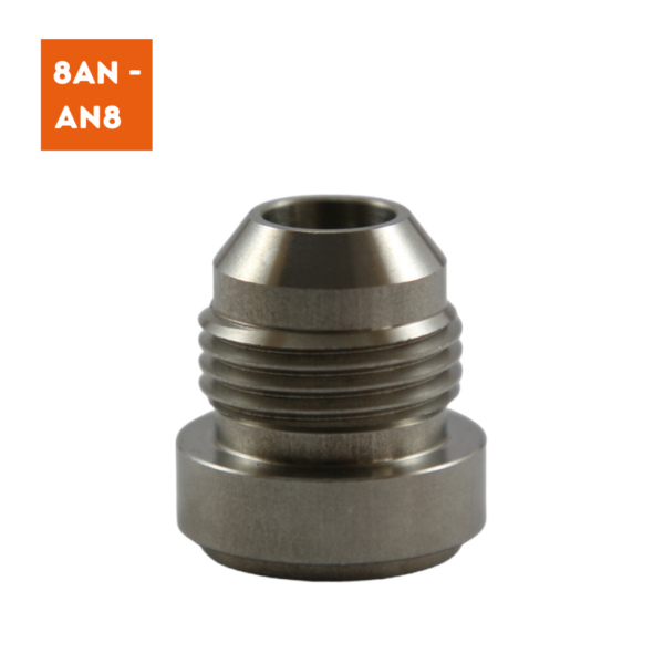 Niple para Soldar 8AN/AN8 Inox  Macho Cônico