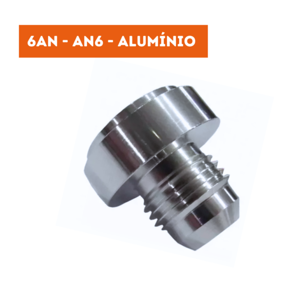 Niple para Soldar Macho Cônico 6AN / AN6 - Aluminio