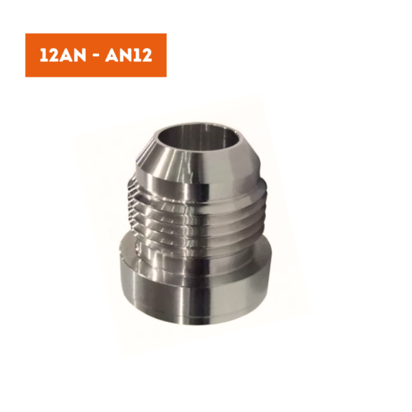 Niple para Soldar 12AN / AN12 Macho Cônico em Inox