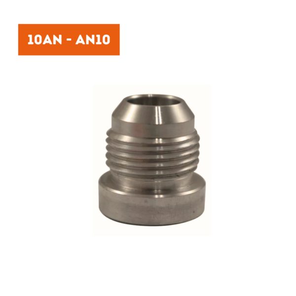 Niple para Soldar 10AN / AN10 Macho Cônico em Inox