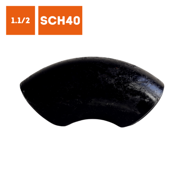 CURVA 90º SCH40 - Aço Carbono -1.1/2"