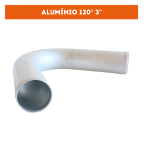 Curva Alumínio 120º 3"