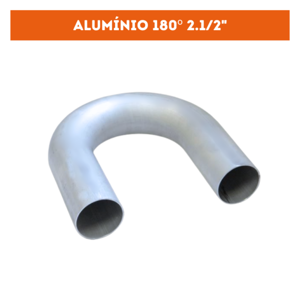 Curva Alumínio 180º 2.1/2"
