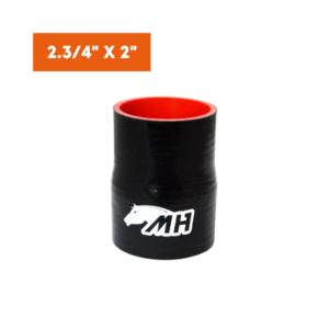 Mangote em Silicone Redutor Reto 2.3/4" para 2" polegadas (70mm para 51mm) x 100mm
