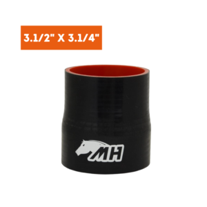 Mangote em Silicone Redutor Reto 3.1/2" para 3.1/4" polegadas (89mm para 83mm) x 100mm