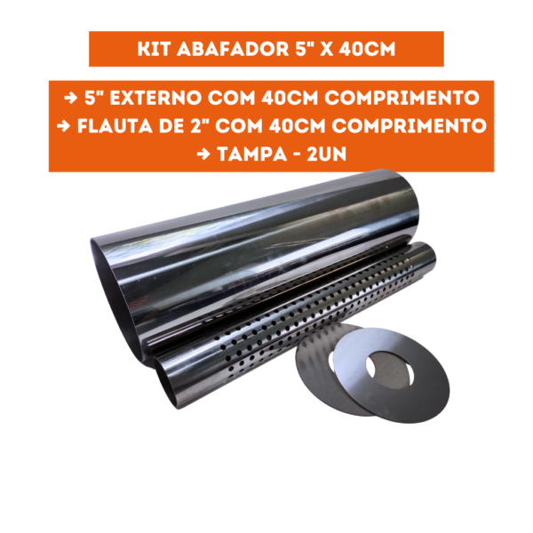 Kit Abafador 5" x 2" x 40cm