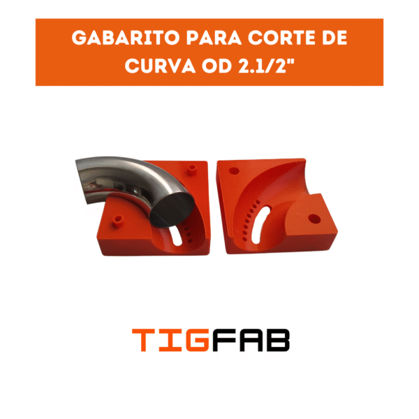 Gabarito de corte OD 2.1/2 pol - Imagem 2