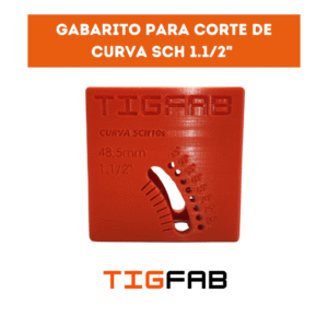 Gabarito de corte SCH 1.1/2 pol