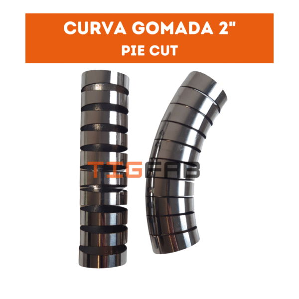 Curva Gomada - Pie cut - 2" x 1,5mm x 20cm
