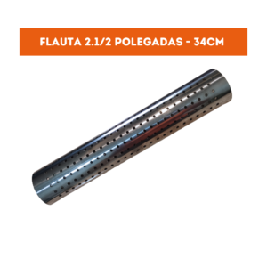 Flauta para abafador 2.1/2 polegadas x 34cm