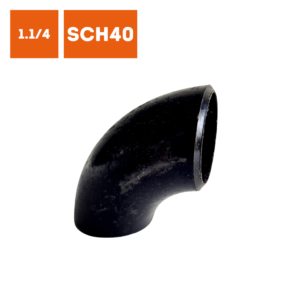 CURVA 90º SCH40 - Aço Carbono -1.1/4" - Raio Curto