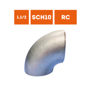 Curva Schedule 10 Inox 1.1/2"- Raio Curto