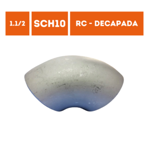 Curva Schedule 10 Inox 1.1/2"- Raio Curto