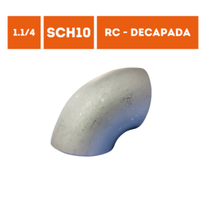 Curva Schedule 10 Inox 1.1/4"- Raio Curto