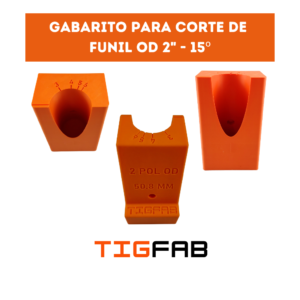 Gabarito de corte Funil OD 2"