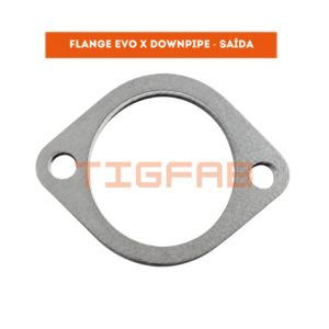 Flange Evo X Downpipe - Saída
