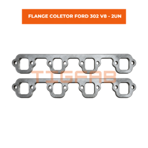 Flange Coletor Ford 302 V8 - 2un
